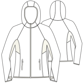 Patron ropa, Fashion sewing pattern, molde confeccion, patronesymoldes.com Jacket 2985 LADIES Jackets